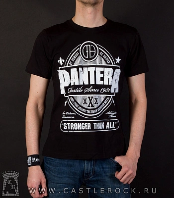 футболка pantera "stronger than all"