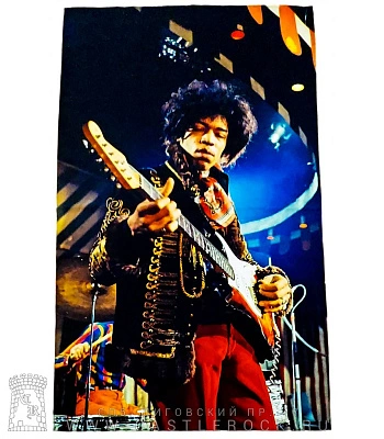 постер тканевый jimi hendrix (на сцене)