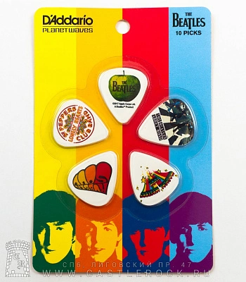 набор медиаторов beatles "albums" (10 шт., 0,73 мм) 1cwh4-10b3