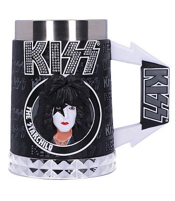 кружка фирменная kiss paul stanley "the starchild"
