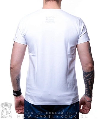 футболка сальвадор дали (белая, светится)