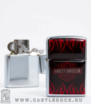 зажигалка цветная harley-davidson