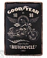 табличка мотоцикл "goodyear motorcycle tires"