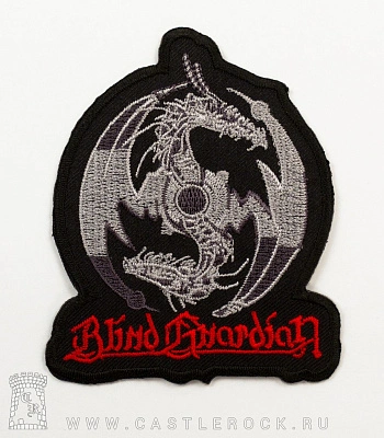 нашивка термо blind guardian (дракон, вышивка)