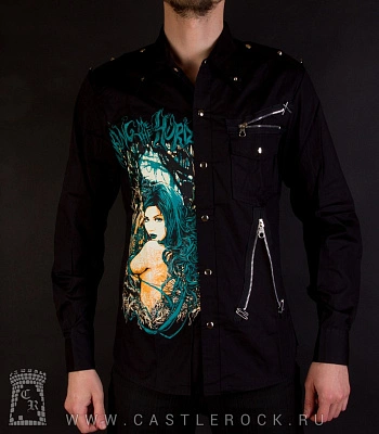 рубашка с длинным рукавом bring me the horizon (девушка)