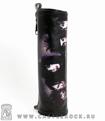 пенал black veil brides (группа, надпись желтая)