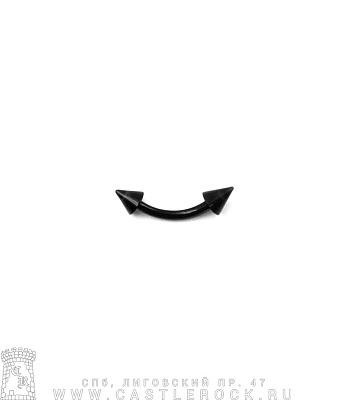 Микробанан Биофлекс с Акриловыми Шипами (черный) 1,2 х 8 х 3/3