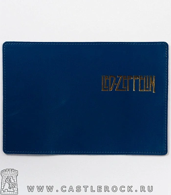 обложка для документов led zeppelin (синяя)