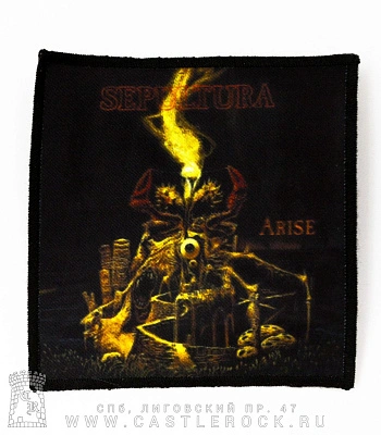 нашивка sepultura "arise"