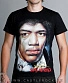 футболка jimi hendrix (портрет цветной)