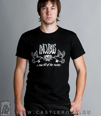 футболка incubus "a crow left of the murder"