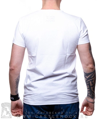 футболка darth vader дарт вейдер (белая, светится)