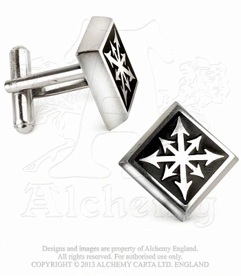 запонки alchemy gothic (алхимия готик) cl9 chaos cufflinks