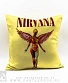 подушка декоративная nirvana "in utero"