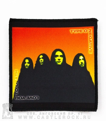 нашивка type o negative "love you to death"