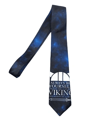 галстук шлем викинга "aways be yourself. unless you can be a viking then always be a viking"