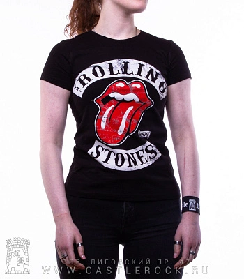 женская футболка rolling stones "1978" (лого)