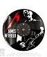 часы настенные винил metallica james hetfield