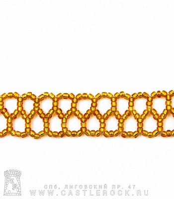 чокер золотистый (бисер)