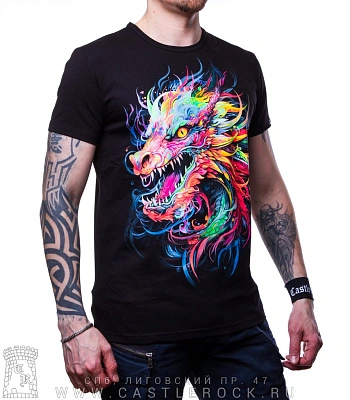 футболка дракон (светится)