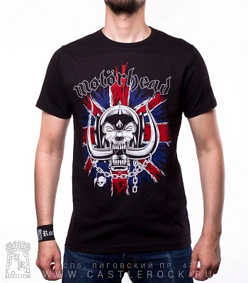футболка motorhead (лого, флаг великобритании)