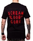 футболка death "scream bloody gore"