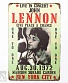 табличка beatles john lennon "give peace a chance"