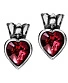серьги alchemy gothic (алхимия готик) e379 claddagh heart