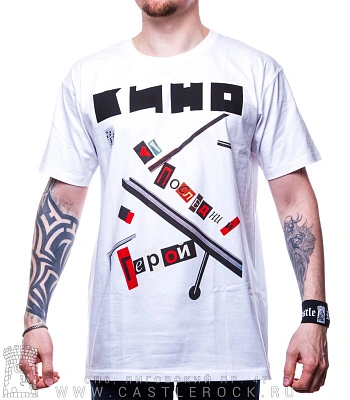 футболка кино "последний герой" (белая)