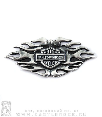 значок цанга harley-davidson (пламя)