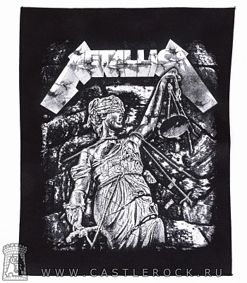 нашивка на спину metallica "and justice for all"