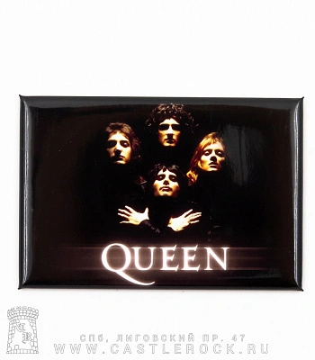 магнит прямоугольный queen "queen ii" (надпись)