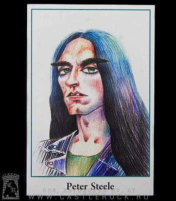 открытка авторская type o negative peter steele