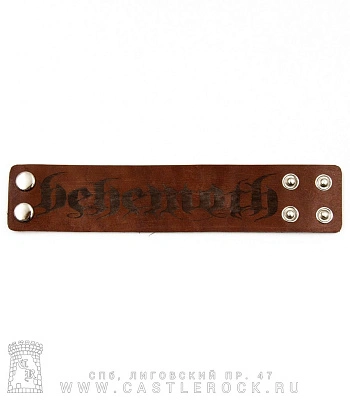 напульсник кожаный behemoth (гравировка)