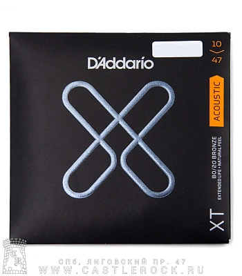 струны d'addario бронзовые для акустической гитары xtabr1047