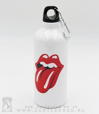 фляга с карабином rolling stones 600 мл