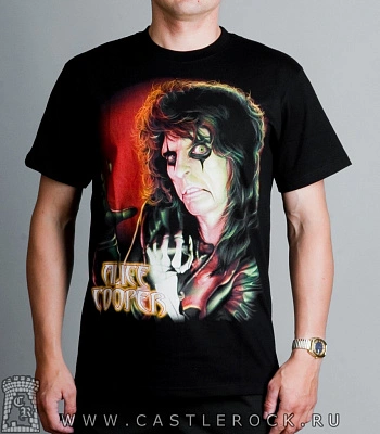 футболка alice cooper (принт цветной)