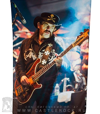 постер тканевый motorhead lemmy