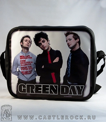 сумка к/з green day (группа)