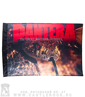 флаг pantera "the great southern trendkill"