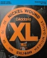 струны d'addario никелированные для бас-гитары exl160m