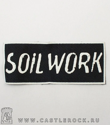 нашивка soilwork (лого белое)