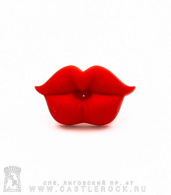 соска-пустышка губы красные