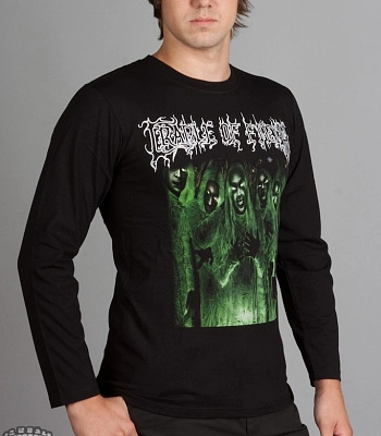футболка cradle of filth (принт зеленый) д/р