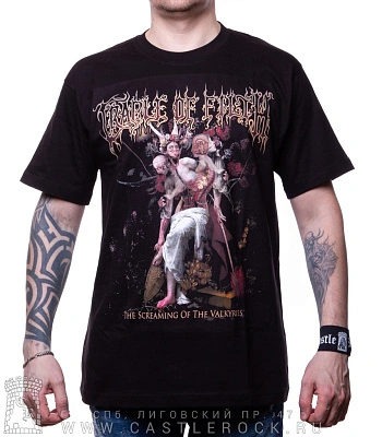 футболка cradle of filth "the screaming of the valkyries"