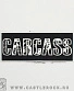 нашивка carcass (белая надпись)