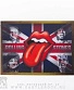 магнит прямоугольный 3d rolling stones (лого, группа, голограмма)