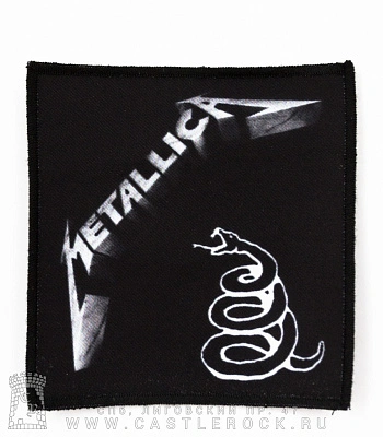 нашивка metallica "the black album"