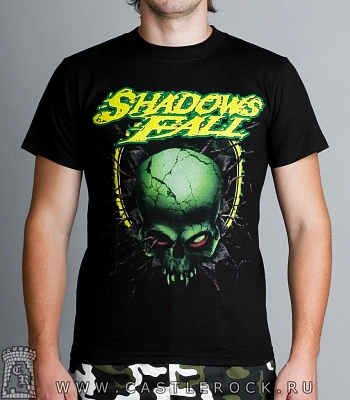 футболка shadows fall (череп)