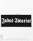 нашивка judas iscariot (лого белое)